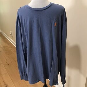Polo by Ralph Lauren Men's Blue Long Sleeve Shirt